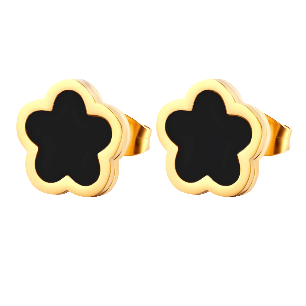 Midnight Bloom Studs
