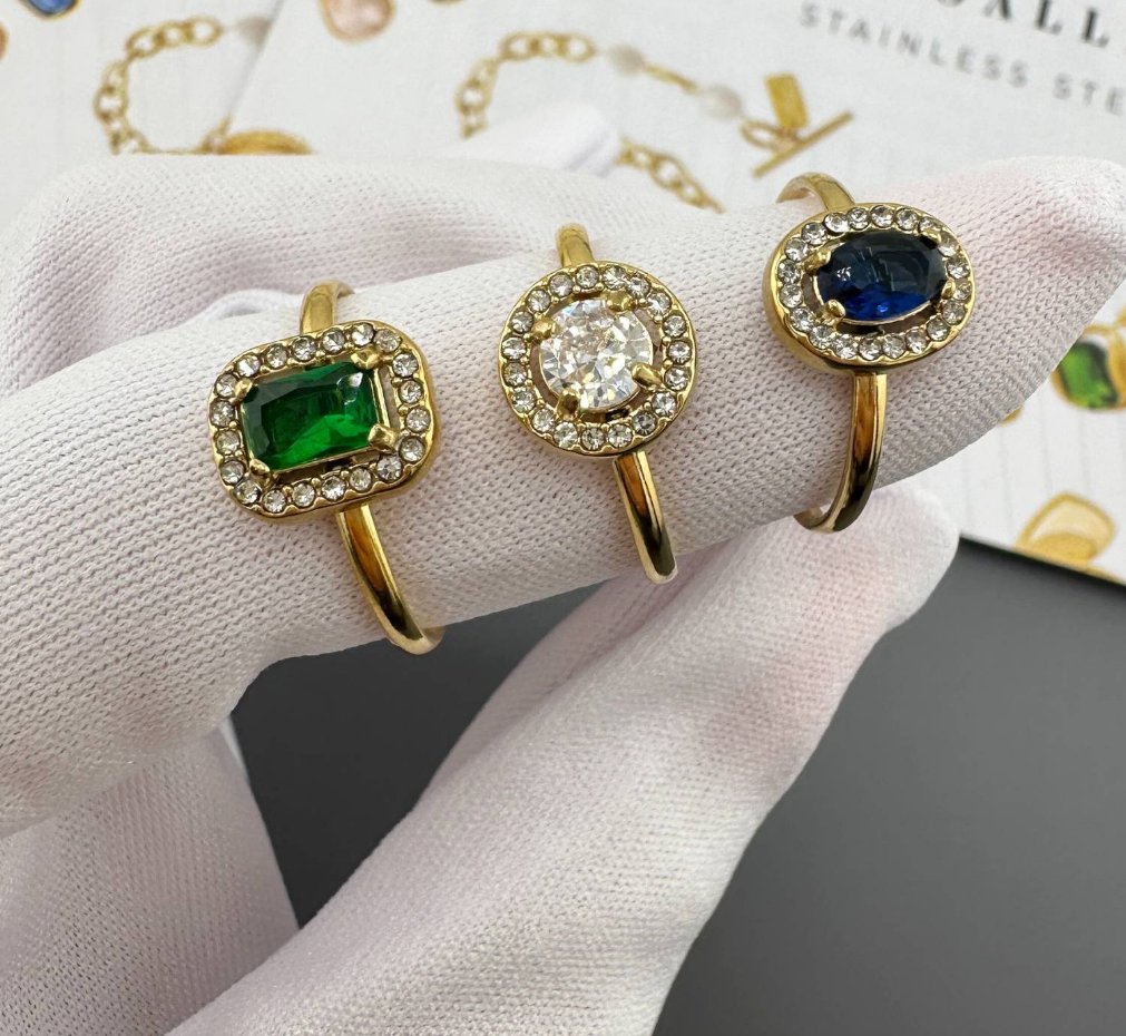 Regal Halo Ring - Adjustable