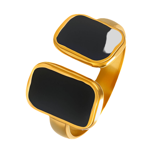 Noir Duo Ring - Adjustable