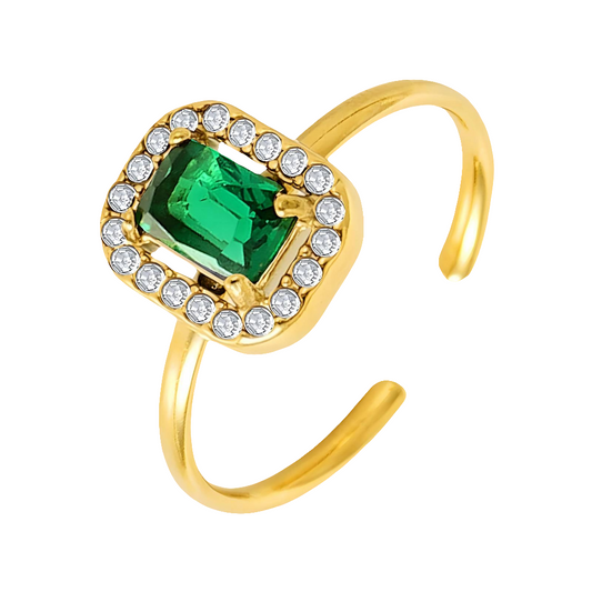 Regal Halo Ring - Adjustable
