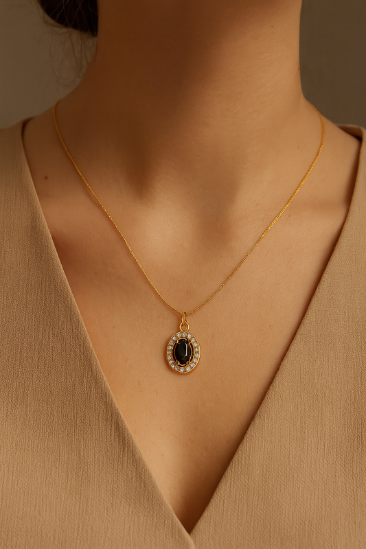 Noir Halo Pendant