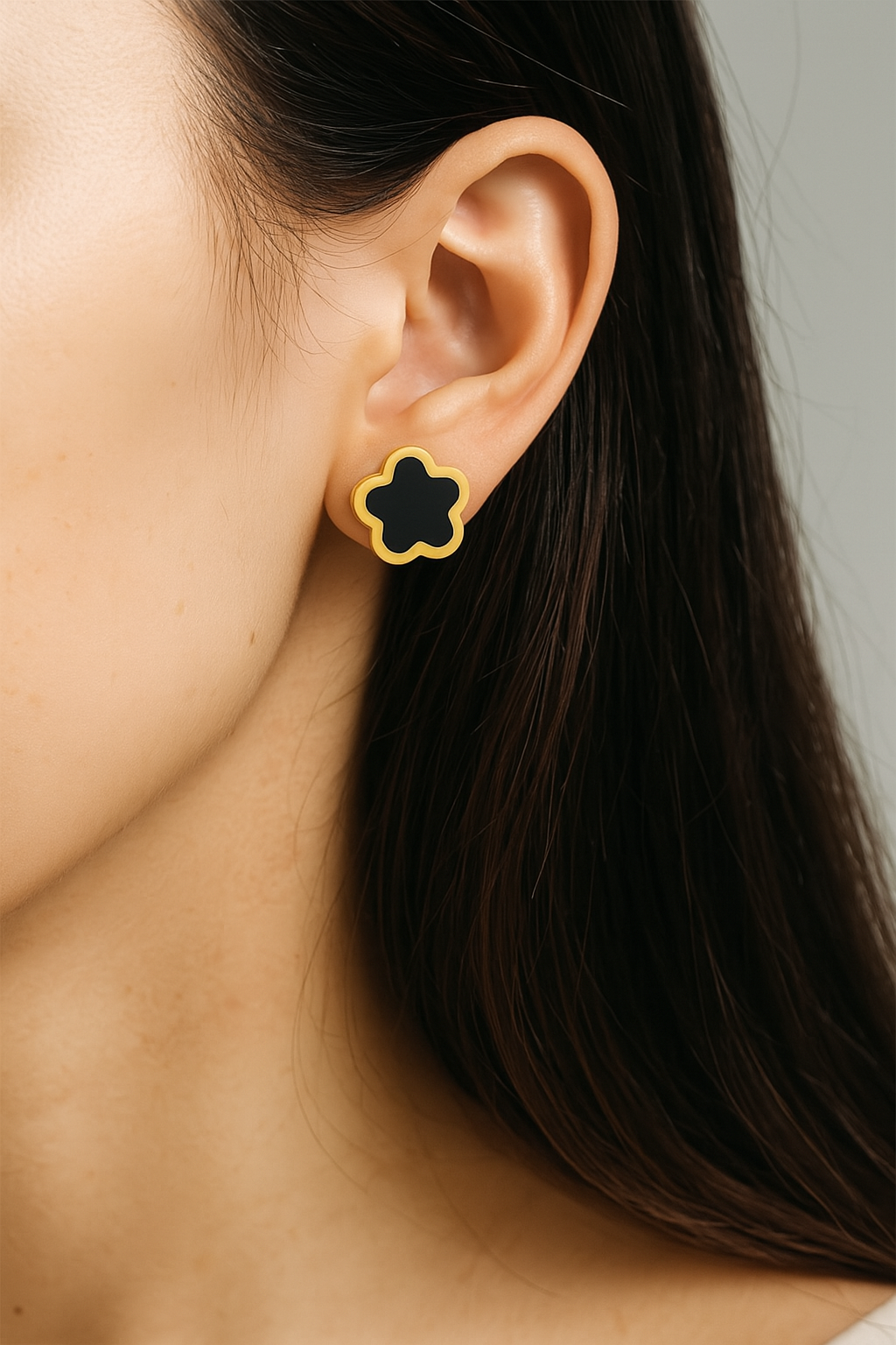 Midnight Bloom Studs